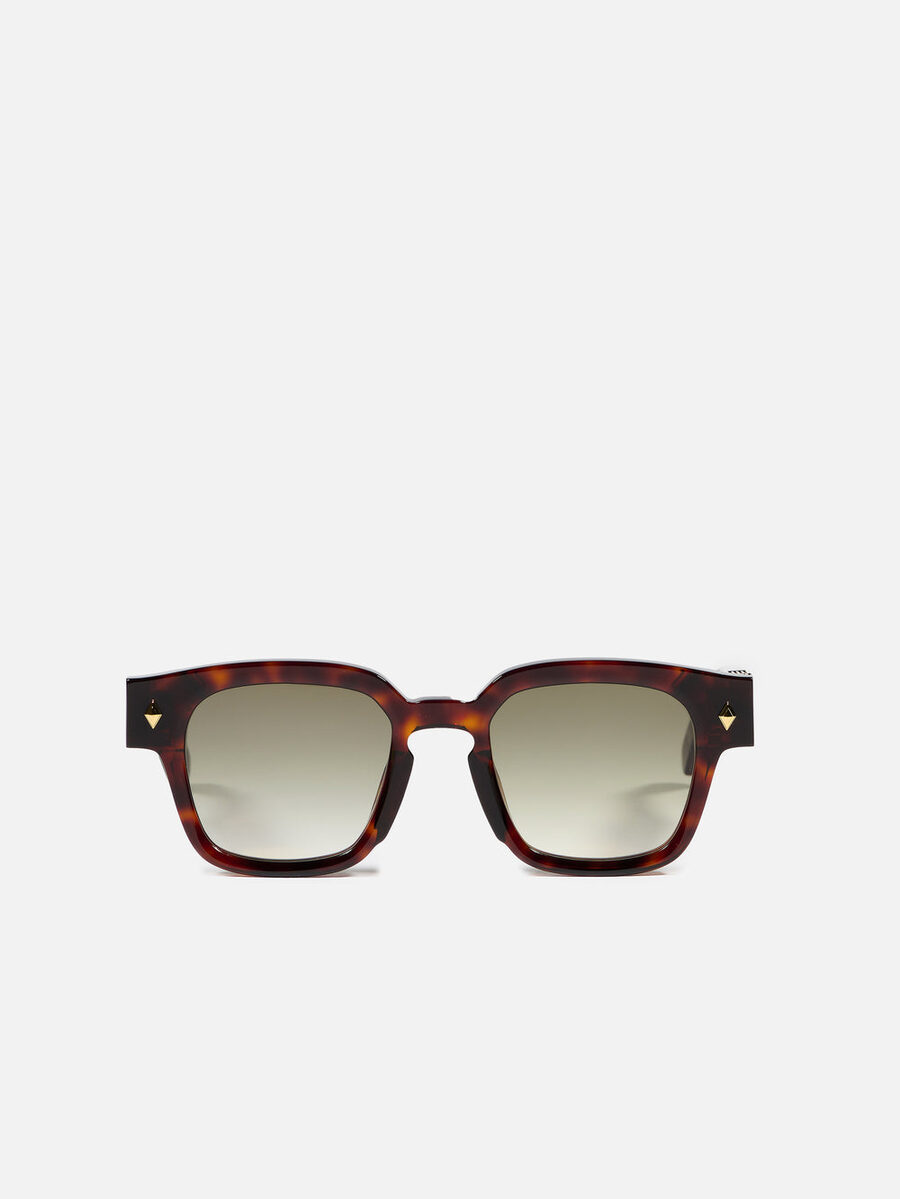 Project 01 in classic brown tortoise, front
